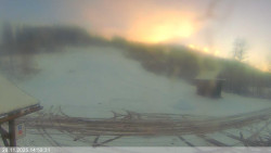 Dolní část sjezdovky