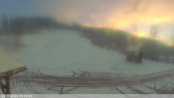 Dolní část sjezdovky