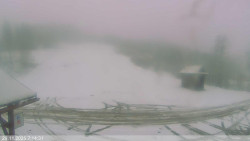 Dolní část sjezdovky