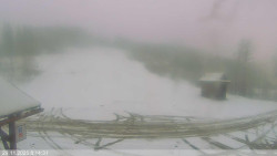 Dolní část sjezdovky