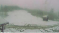 Dolní část sjezdovky