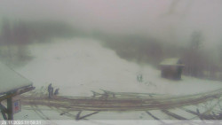 Dolní část sjezdovky