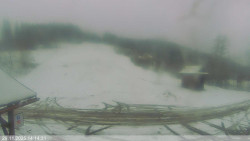 Dolní část sjezdovky