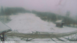 Dolní část sjezdovky