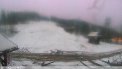 Dolní část sjezdovky