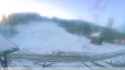 Dolní část sjezdovky