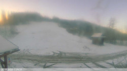 Dolní část sjezdovky