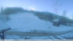 Dolní část sjezdovky