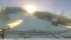 Dolní část sjezdovky