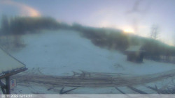 Dolní část sjezdovky