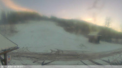 Dolní část sjezdovky