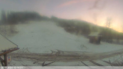 Dolní část sjezdovky