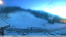 Dolní část sjezdovky