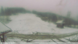 Dolní část sjezdovky