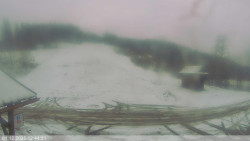 Dolní část sjezdovky