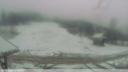 Dolní část sjezdovky