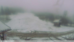 Dolní část sjezdovky