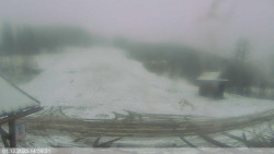 Dolní část sjezdovky