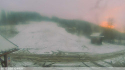 Dolní část sjezdovky