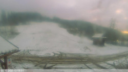 Dolní část sjezdovky