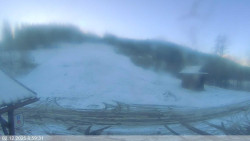 Dolní část sjezdovky