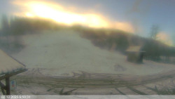 Dolní část sjezdovky