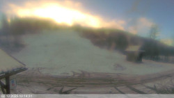 Dolní část sjezdovky