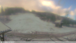 Dolní část sjezdovky