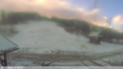 Dolní část sjezdovky