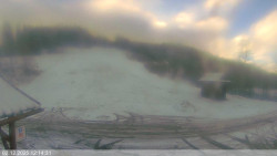 Dolní část sjezdovky