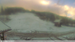 Dolní část sjezdovky