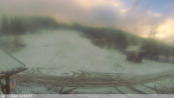 Dolní část sjezdovky