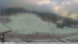 Dolní část sjezdovky