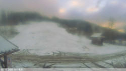 Dolní část sjezdovky