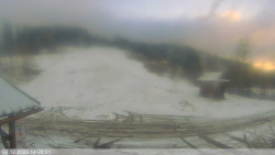 Dolní část sjezdovky