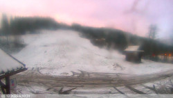 Dolní část sjezdovky