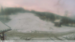 Dolní část sjezdovky