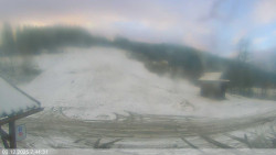 Dolní část sjezdovky