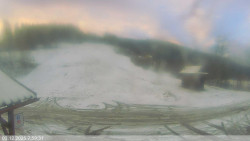 Dolní část sjezdovky