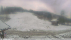 Dolní část sjezdovky