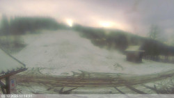 Dolní část sjezdovky