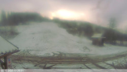 Dolní část sjezdovky