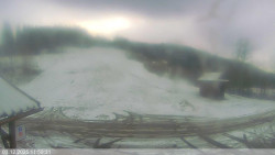 Dolní část sjezdovky