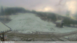 Dolní část sjezdovky