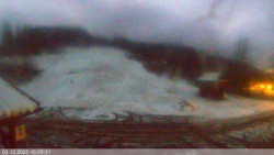 Dolní část sjezdovky