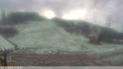 Dolní část sjezdovky