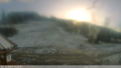 Dolní část sjezdovky