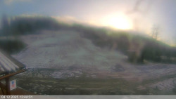 Dolní část sjezdovky