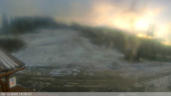 Dolní část sjezdovky