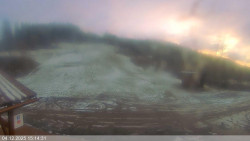 Dolní část sjezdovky